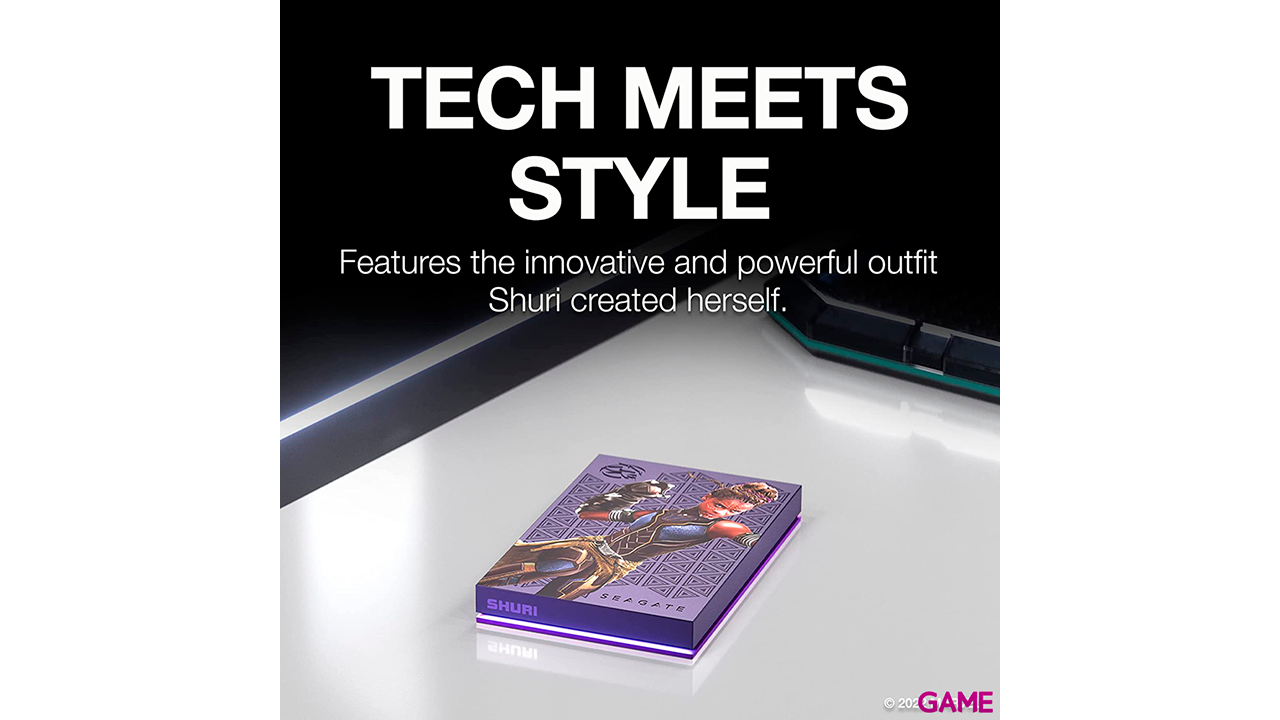 Seagate Firecuda Game Drive 2TB Marvel Shuri Special Edition - Disco Duro Externo-2