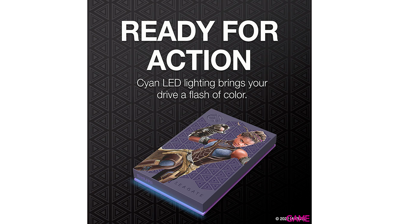 Seagate Firecuda Game Drive 2TB Marvel Shuri Special Edition - Disco Duro Externo-3