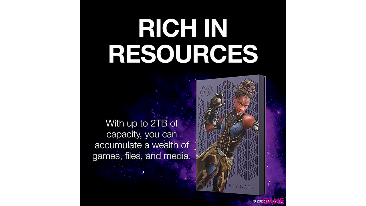 Seagate Firecuda Game Drive 2TB Marvel Shuri Special Edition - Disco Duro Externo-5
