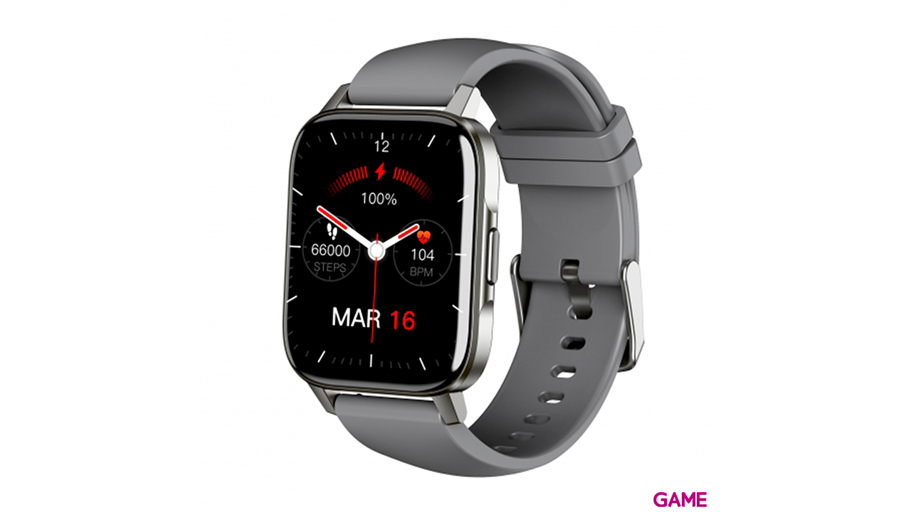 Leotec Smartwatch MultiSport Crystal Gris - Reloj Inteligente-0