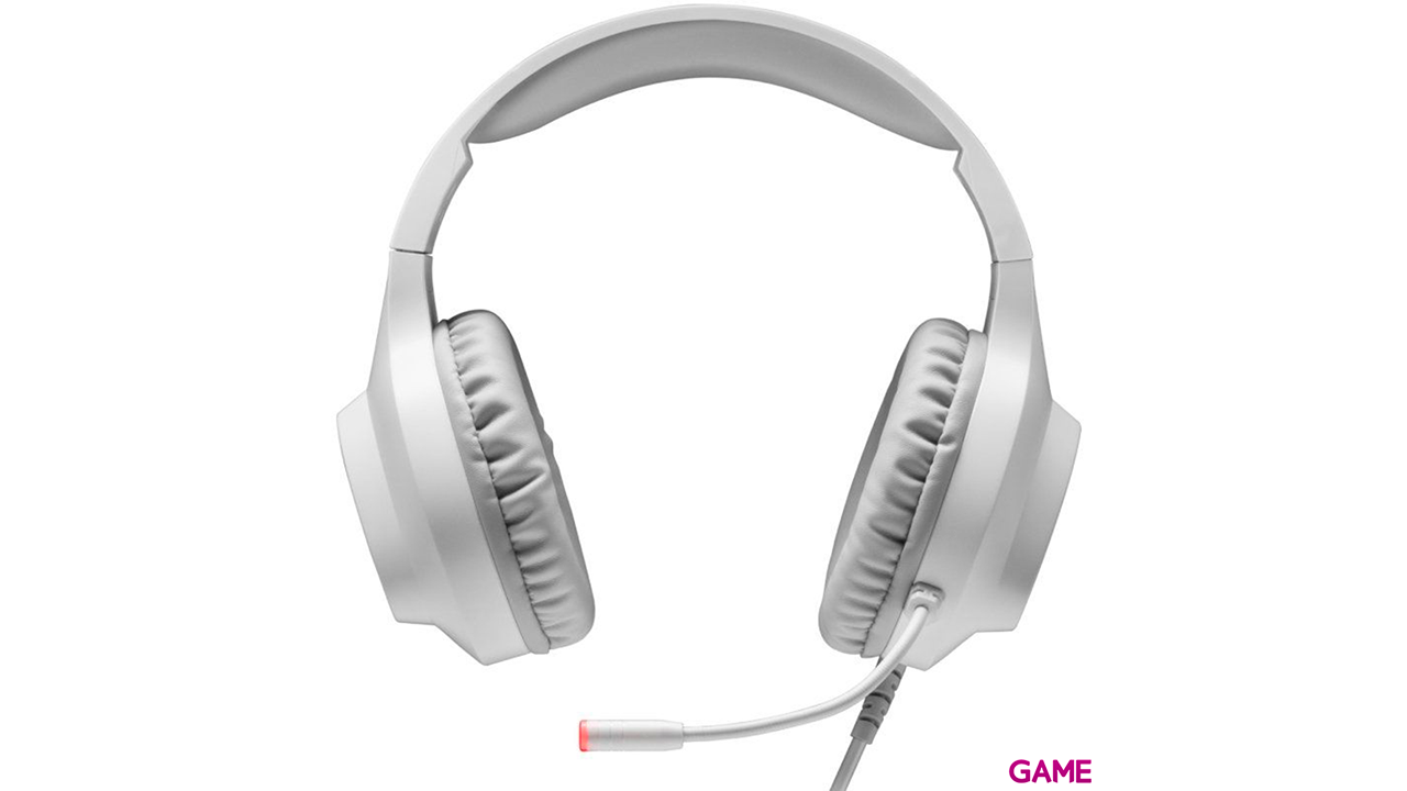 Mars Gaming MH222 RGB Cancelación Sonido Ultraligeros Blanco - Auriculares Gaming-2