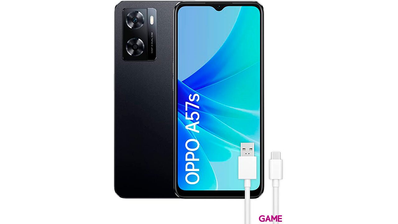 Oppo A57s 128GB Negro - Telefono Movil-0