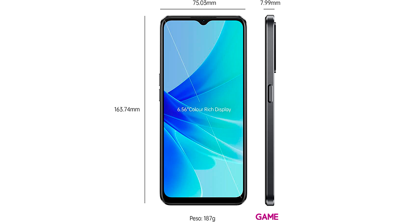 Oppo A57s 128GB Negro - Telefono Movil-1