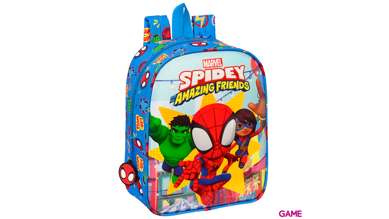 Mochila Team Up Spidey Spiderman Marvel 27cm adaptable-0