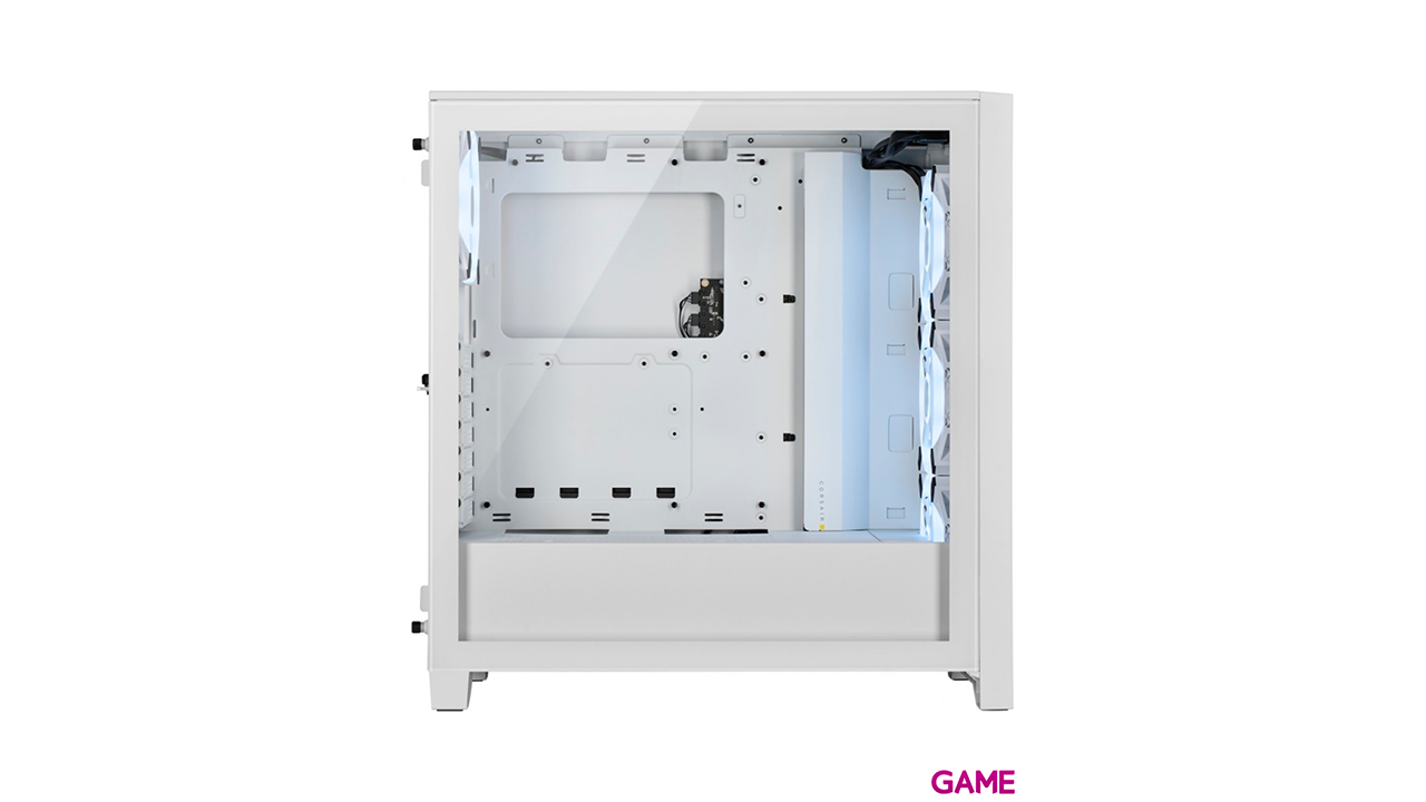 Corsair iCue 4000D RGB Airflow Midi Tower Cristal Templado Blanco - Caja Ordenador-2