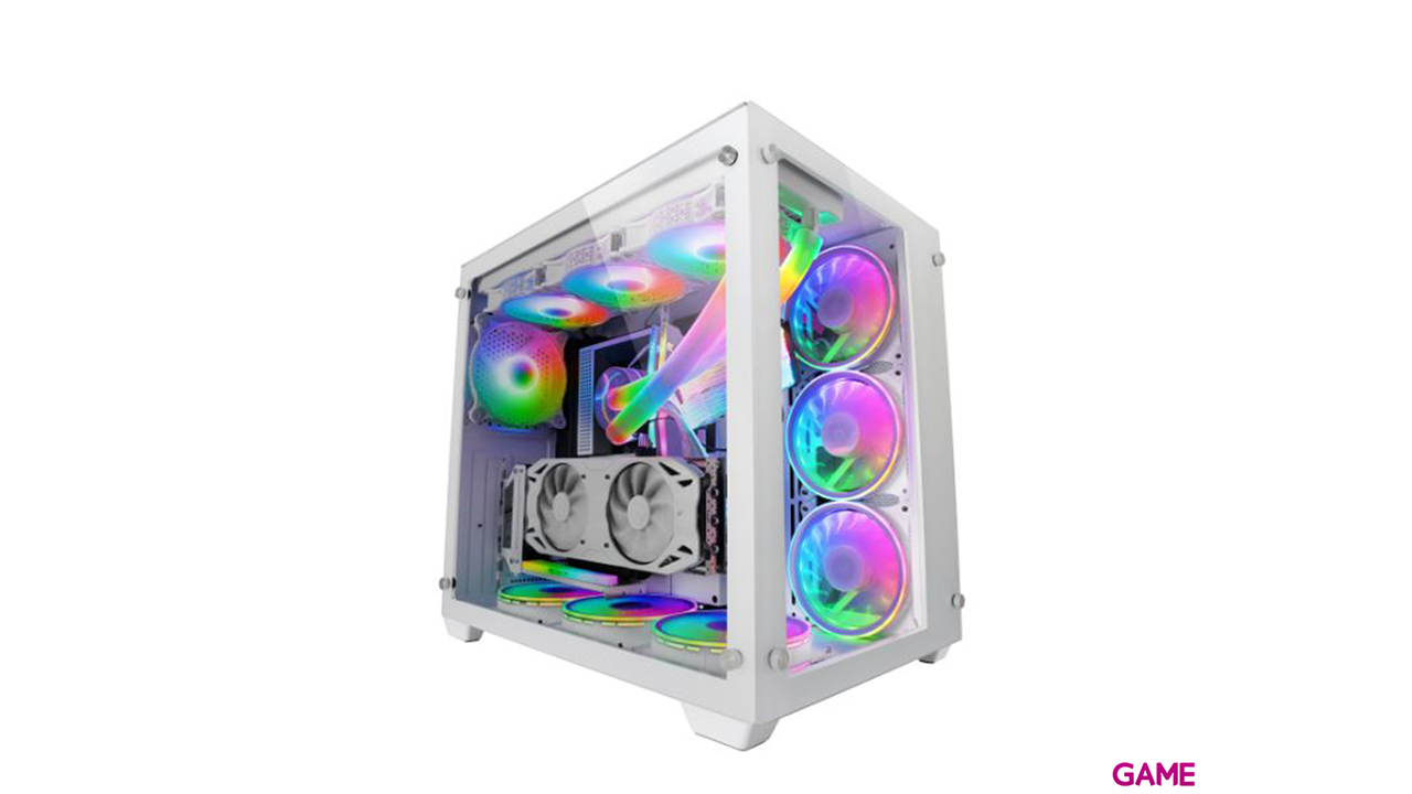 Mars Gaming E-ATX MCV3 Premium XXL Blanco - Caja Ordenador-0
