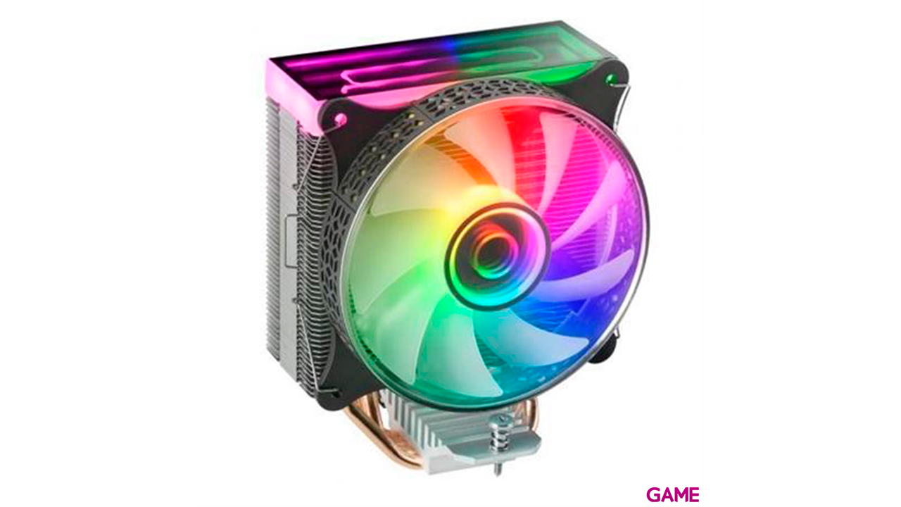 Mars Gaming MCPU-VR Doble Espejo Infinito ARGB 12cm Negro - Disipador CPU-0