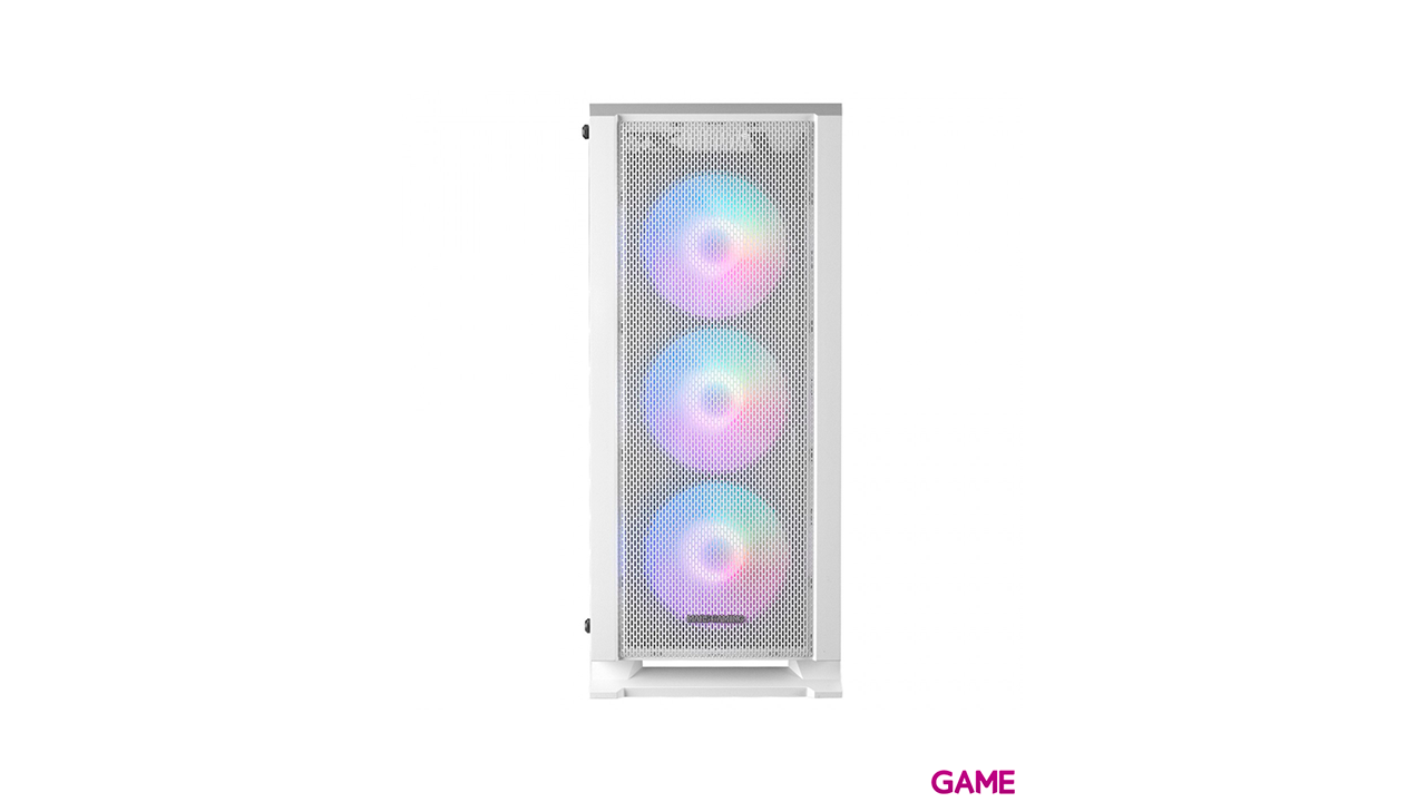 Mars Gaming MC-C ATX Panel Frontal Metal-Mesh Cristal Templado 3 Ventiladores Frontales FRGB 120mm - Caja Ordenador-2