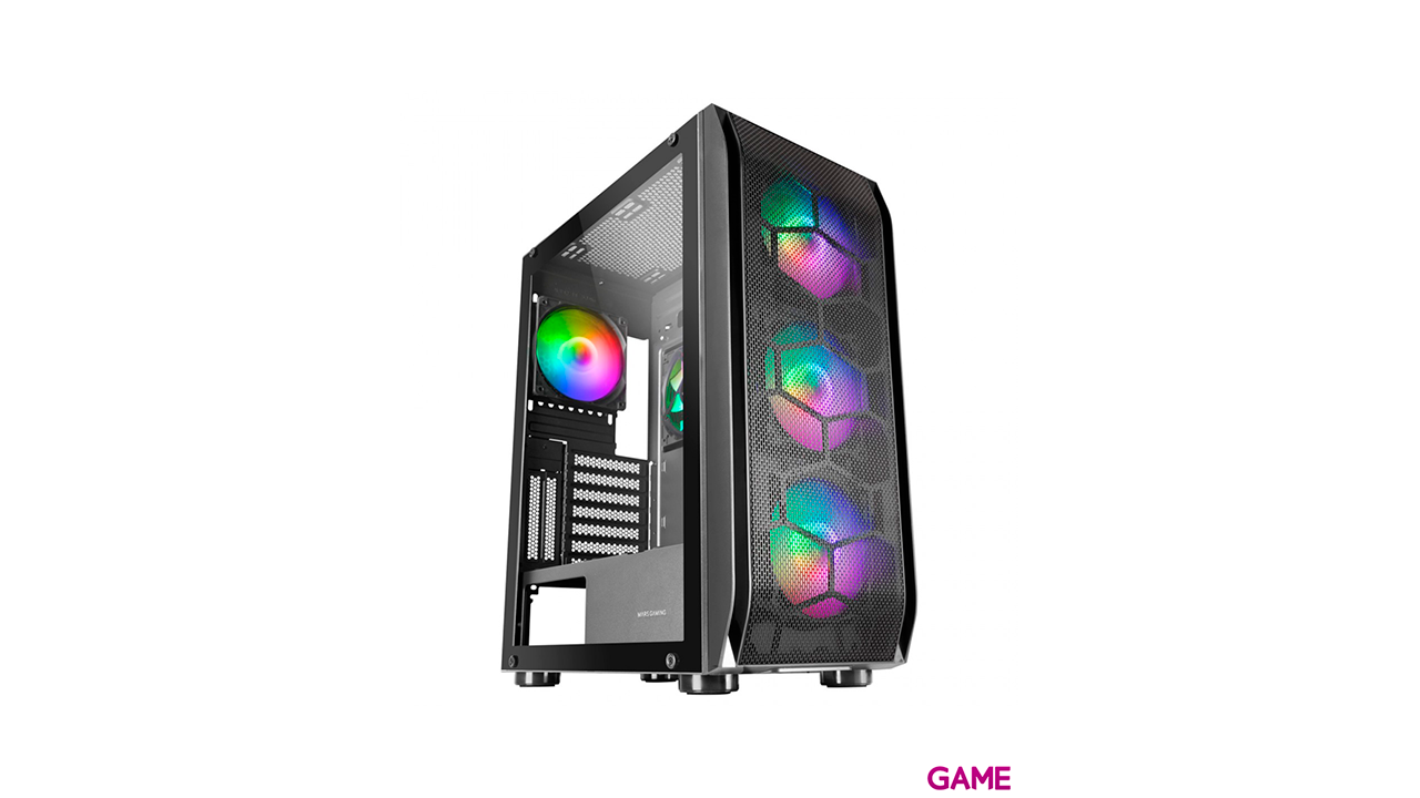 Mars Gaming MC-KX Gaming Premium Torre E-ATX Negro - Caja Ordenador-0