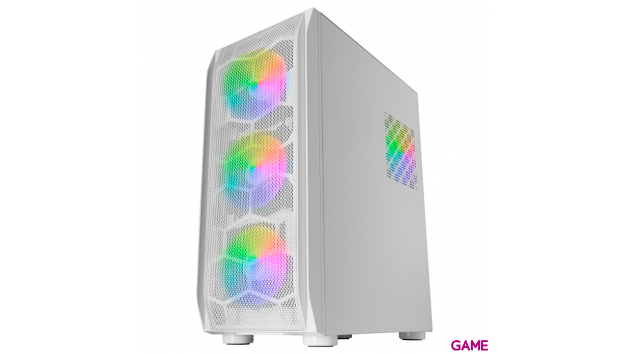 Mars Gaming MC-KX Gaming Premium Torre E-ATX Blanco - Caja Ordenador-1