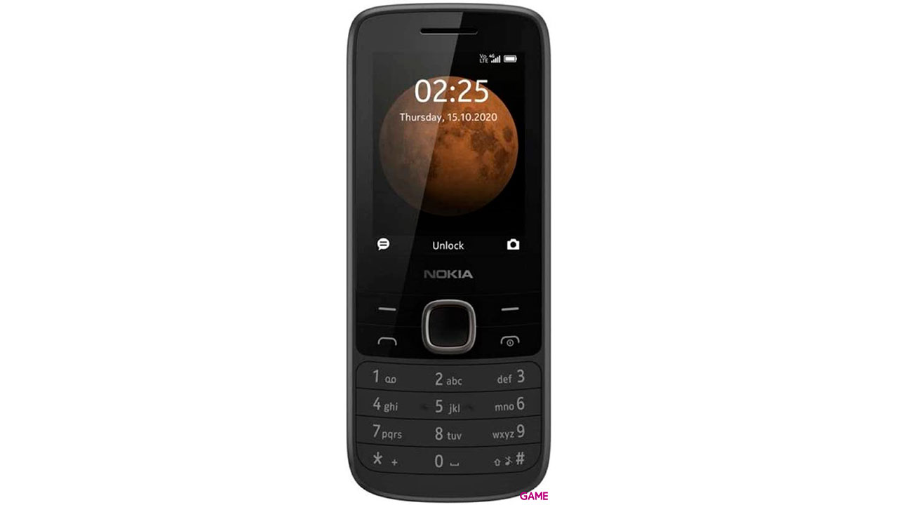 Nokia 225 4G Negro - Telefono Movil-0