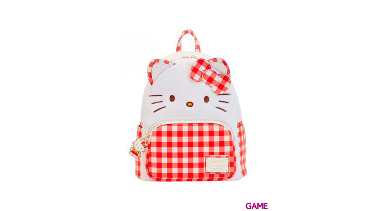 Mochila Gingham Hello Kitty Sanrio Loungefly-0