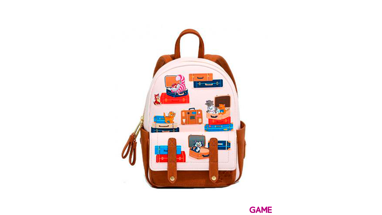Mochila Gatos maletas Disney Loungefly 27cm-0