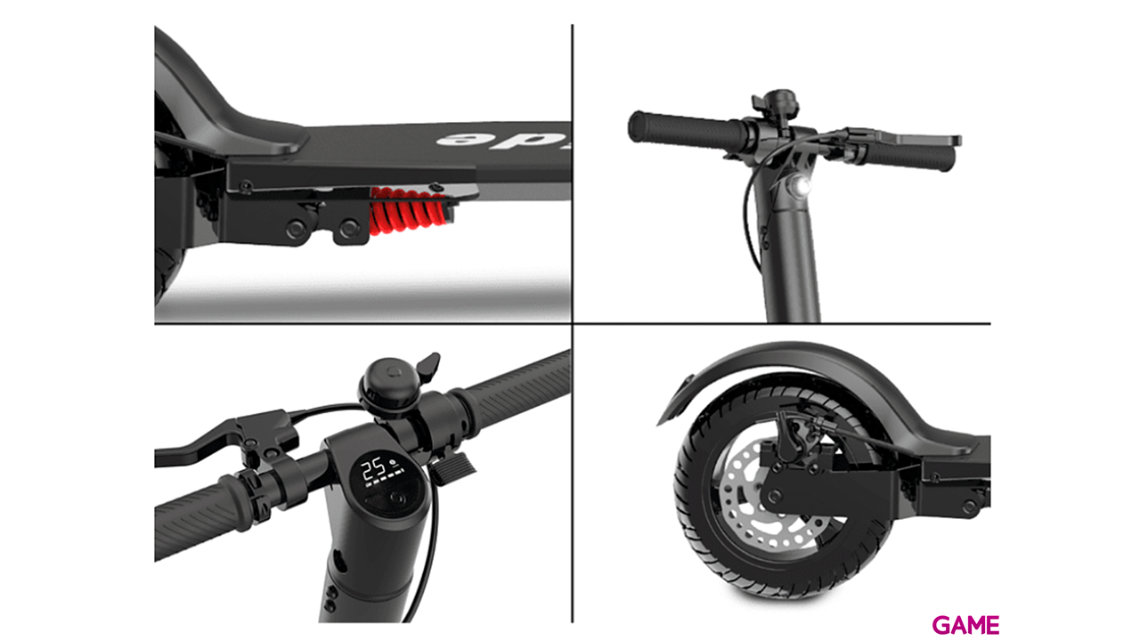 Urban Glide Ride 82L Negro - Patinete electrico-1