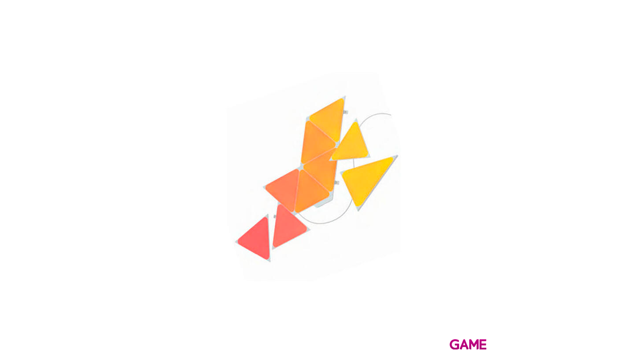 Nanoleaf Shapes Triangles Starter Kit 9Uds - Iluminacion-0