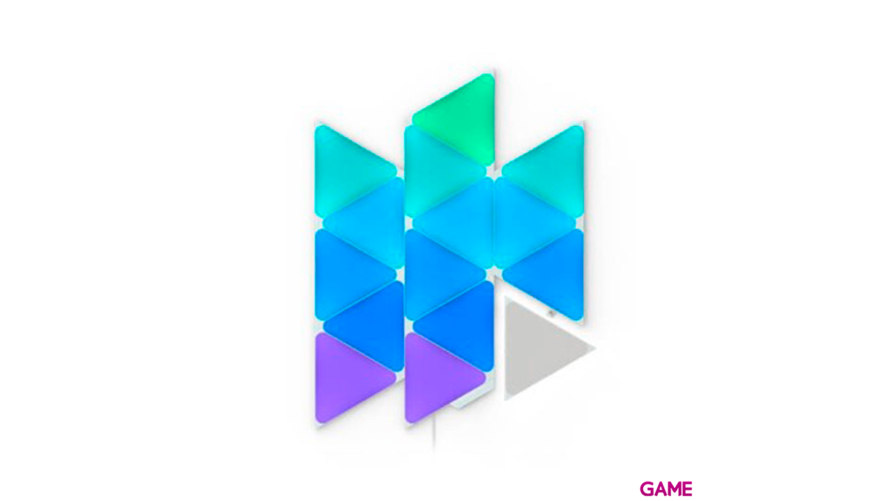 Nanoleaf Shapes Triangles Starter Kit 15Uds - Iluminacion-0