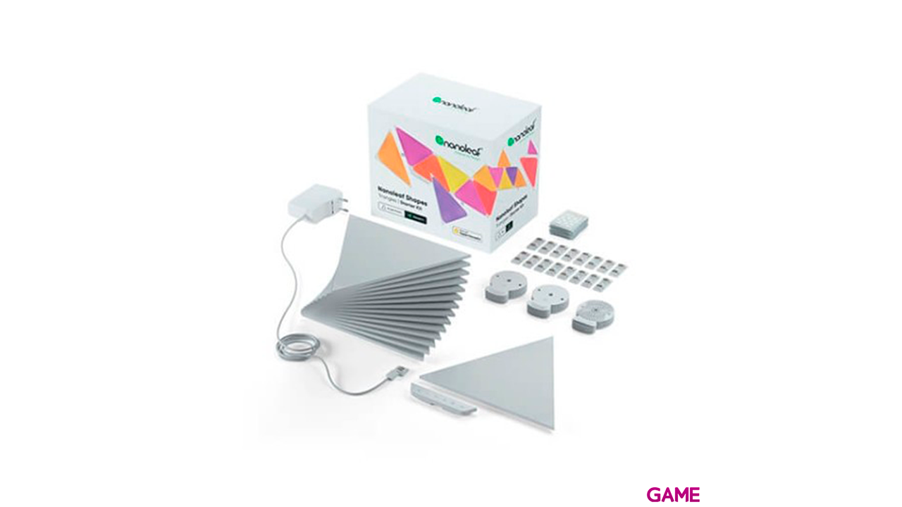 Nanoleaf Shapes Triangles Starter Kit 15Uds - Iluminacion-1