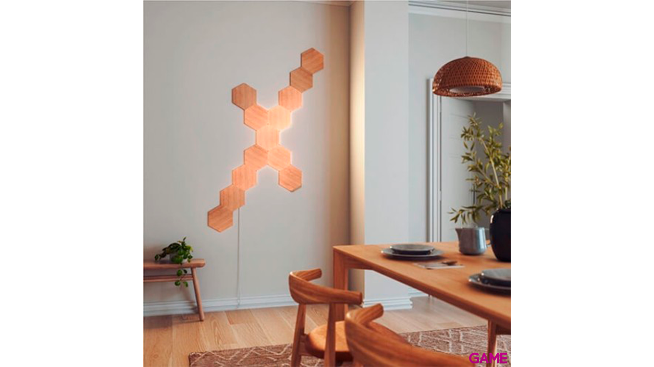 Nanoleaf Elements Hexagons Starter Kit 13Uds - Iluminacion-3