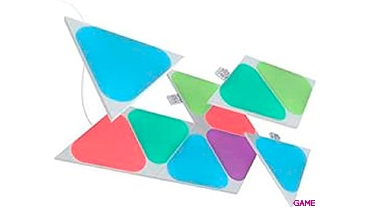 Nanoleaf Shapes Mini Triangles Expansion 10Uds - Iluminacion-2