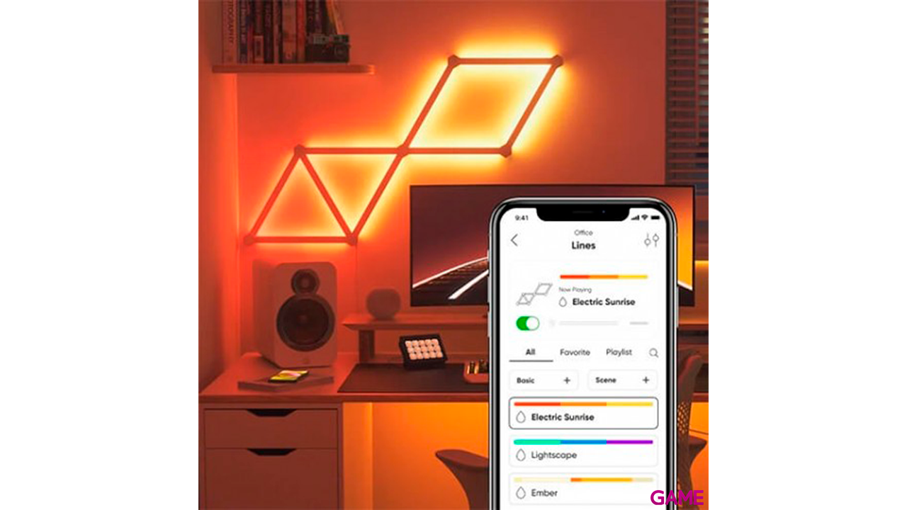 Nanoleaf Lines Starter Kit 9Uds - Iluminacion-1