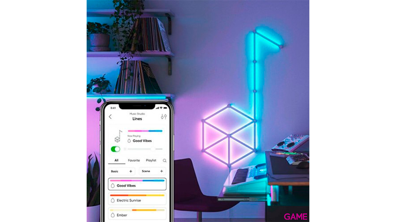 Nanoleaf Lines Starter Kit 15Uds - Iluminacion-2
