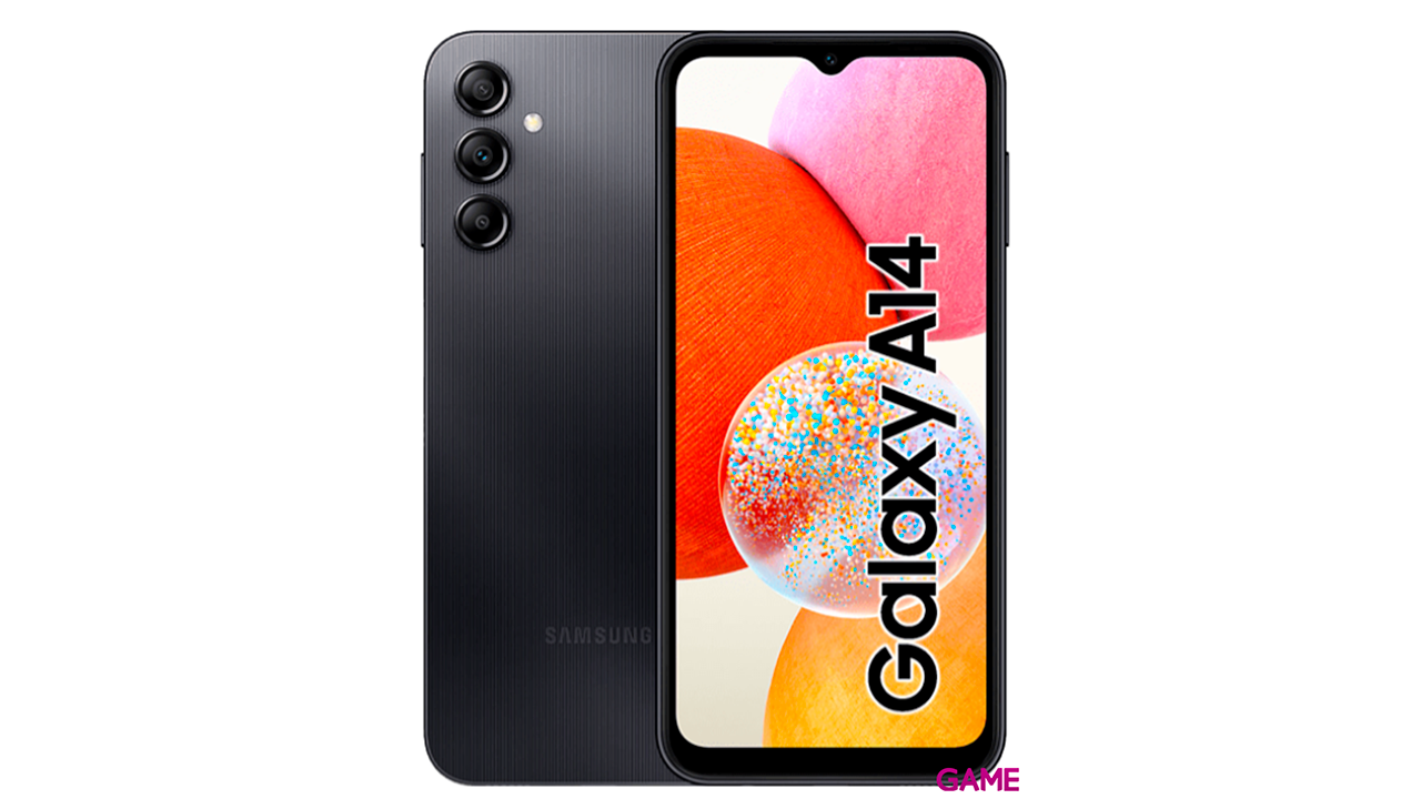 Samsung Galaxy A14 64GB Negro - Telefono Movil-0