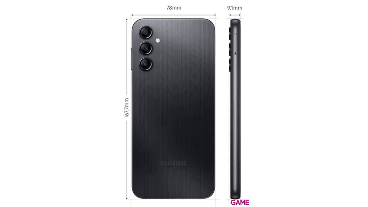 Samsung Galaxy A14 64GB Negro - Telefono Movil-1