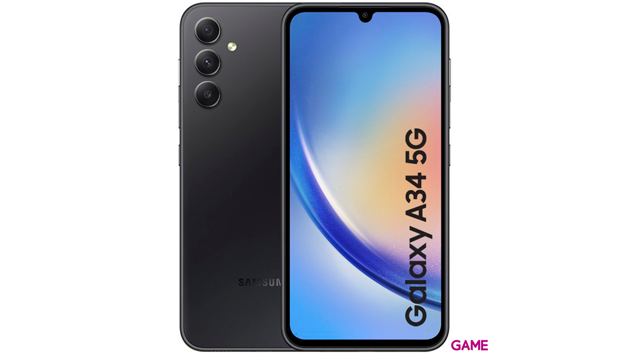 Samsung Galaxy A34 5G 256GB Grafito - Telefono Movil-0