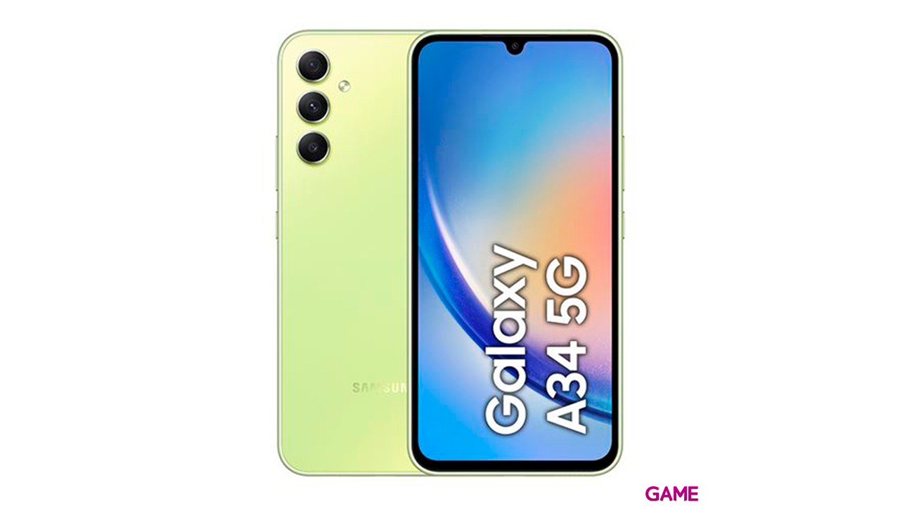 Samsung Galaxy A34 5G 256GB Verde - Telefono Movil-0