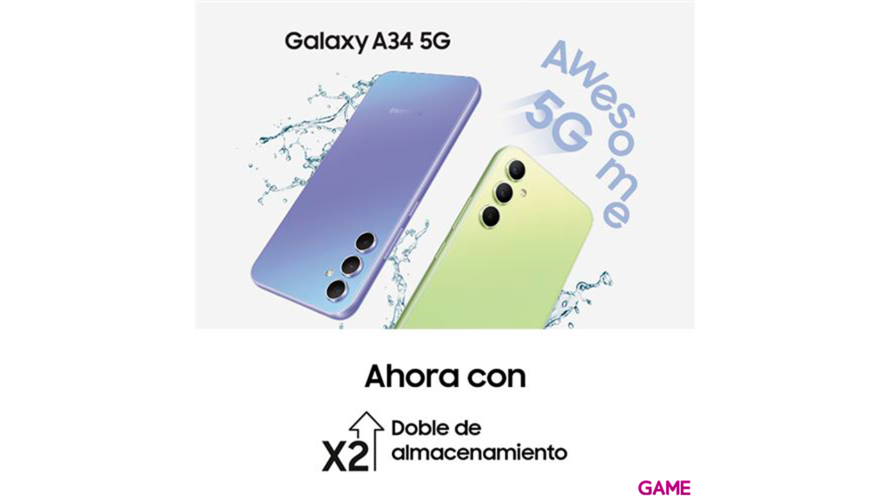 Samsung Galaxy A34 5G 256GB Verde - Telefono Movil-2