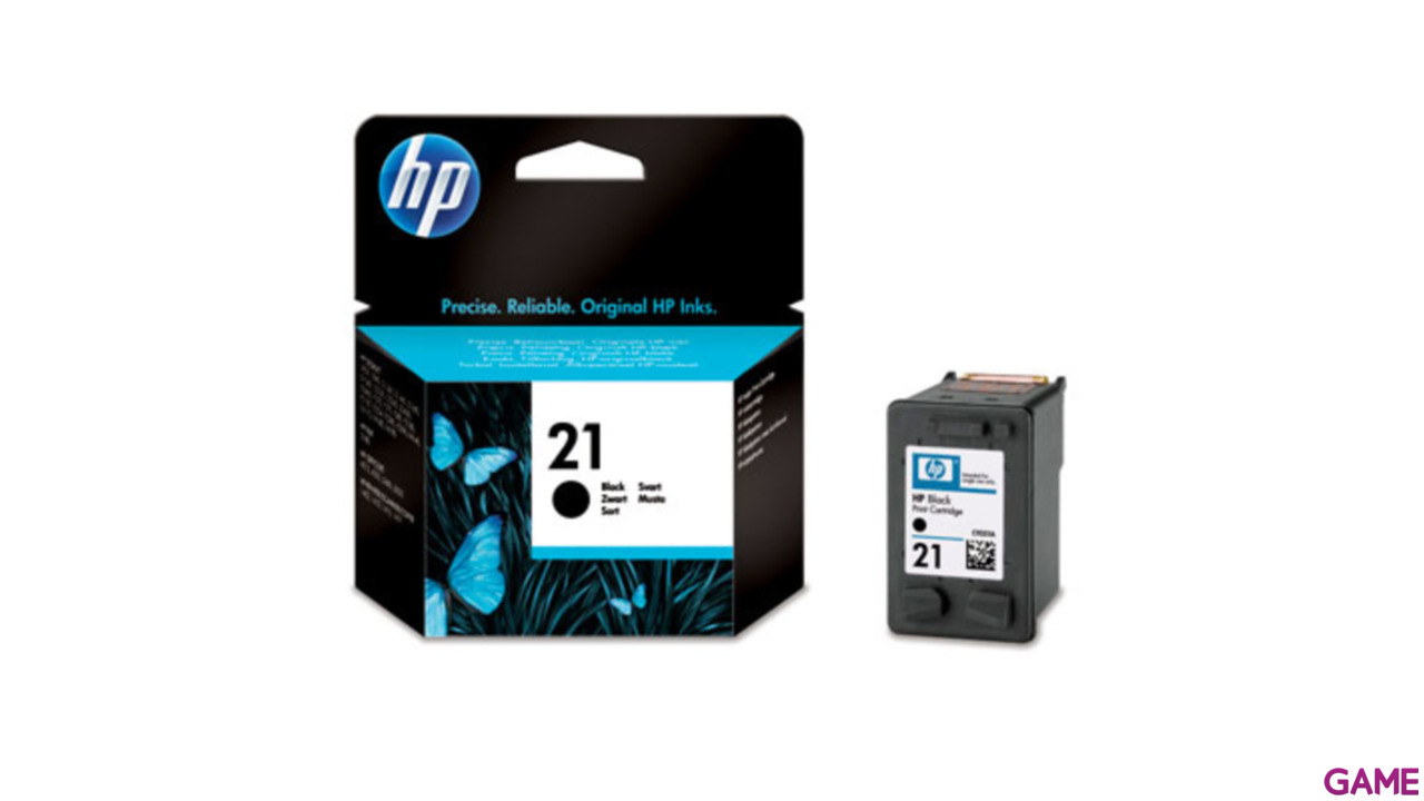 Cartucho HP Deskjet Negro (21) (HP1410)-1