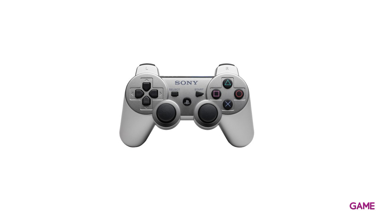 Controller Sony Dualshock 3 Plata-1