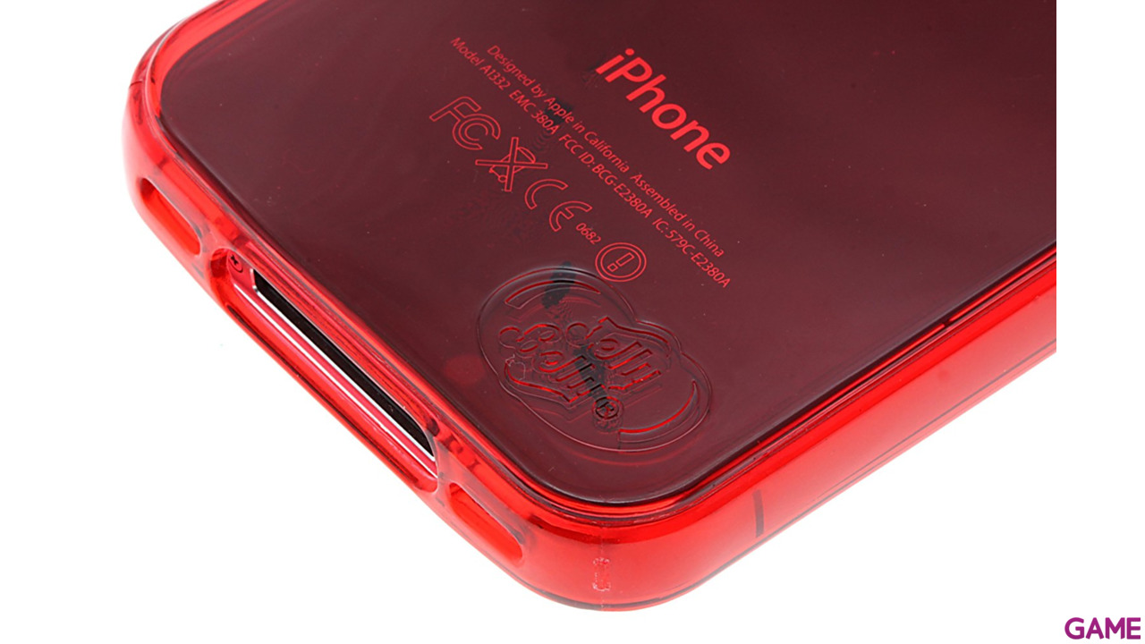 Carcasa Jelly Belly iPhone 4 Very Cherry rojo-2