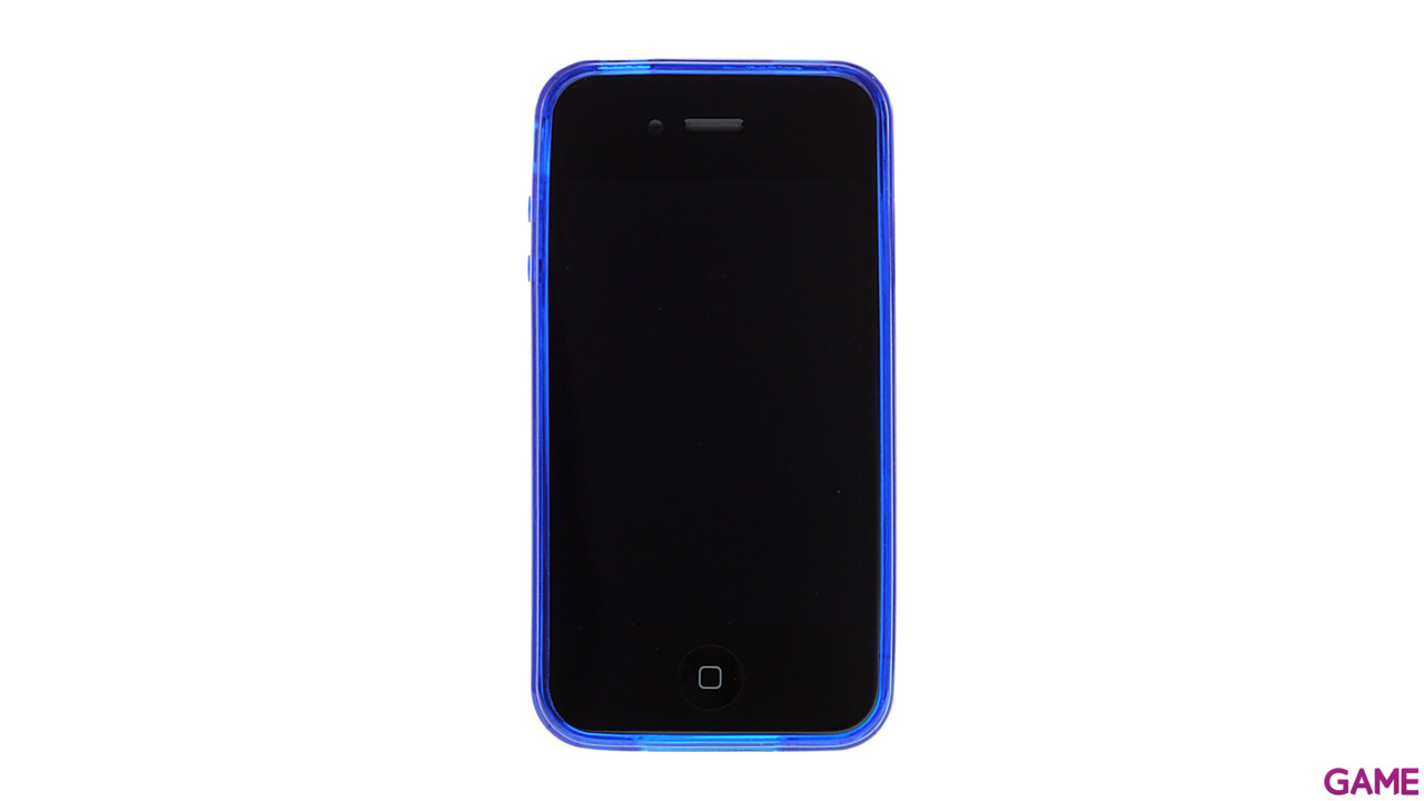 Carcasa Jelly Belly iPhone 4 Blueberry azul-4