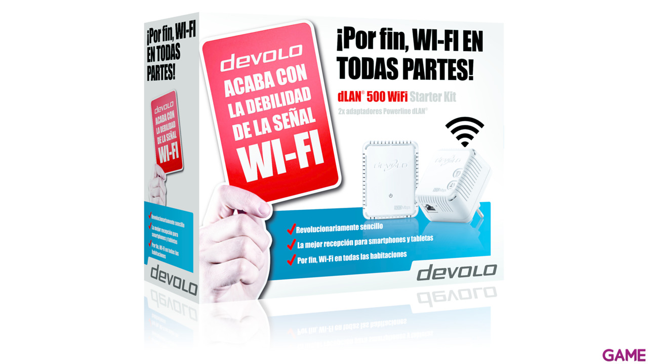 Devolo Powerline dLAN 500 WiFI Starter Kit-2
