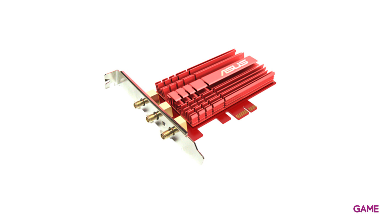 ASUS PCE-AC68 - Tarjeta Red WiFi PCIe AC1900-1