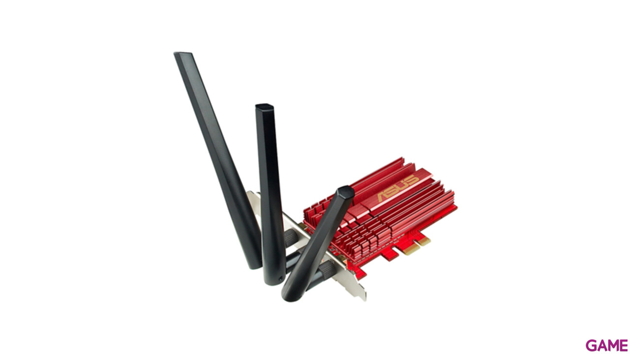 ASUS PCE-AC68 - Tarjeta Red WiFi PCIe AC1900-2