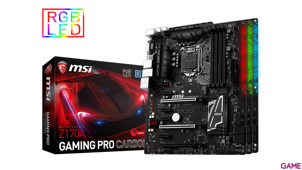 MSI Z170A Gaming Pro Carbon ATX LGA1151 - Placa Base-6