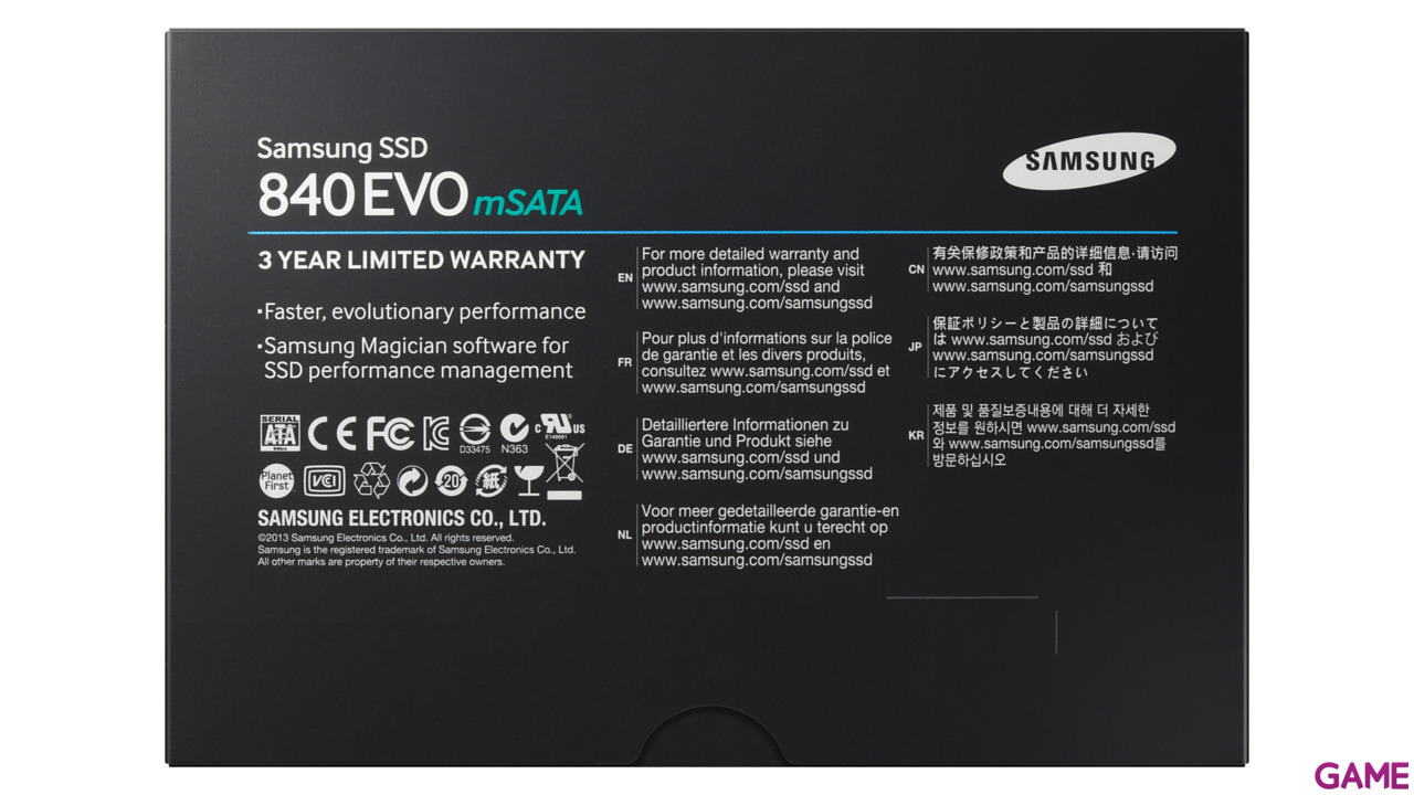 Samsung EVO 850 250GB mSata-3