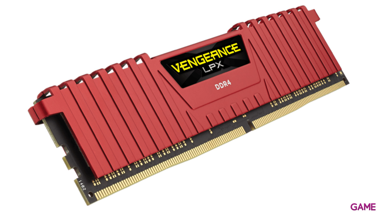 Corsair Vengeance LPX Rojo DDR4 8GB 2666Mhz CL16-2