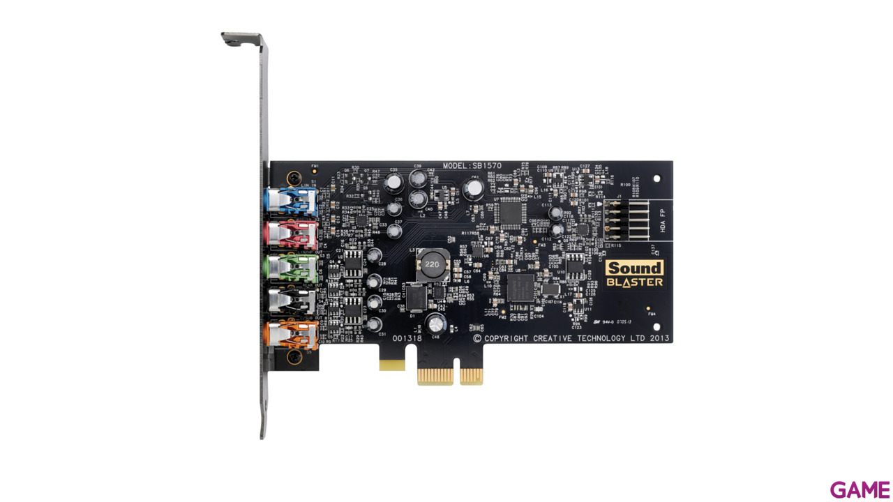 Creative Sound Blaster Audigy Fx PCIe - Tarjeta de sonido interna-5
