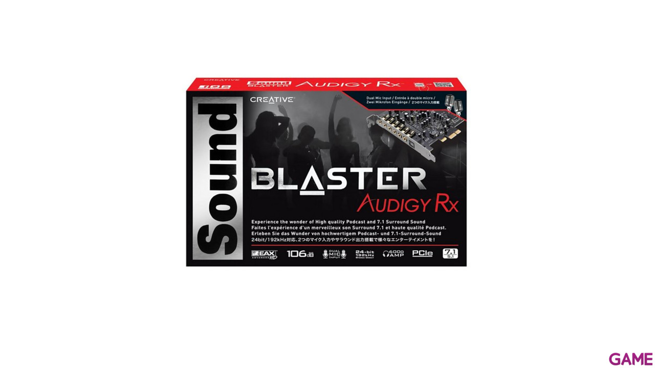 Creative Sound Blaster Audigy RX PCIe - Tarjeta de sonido interna-3