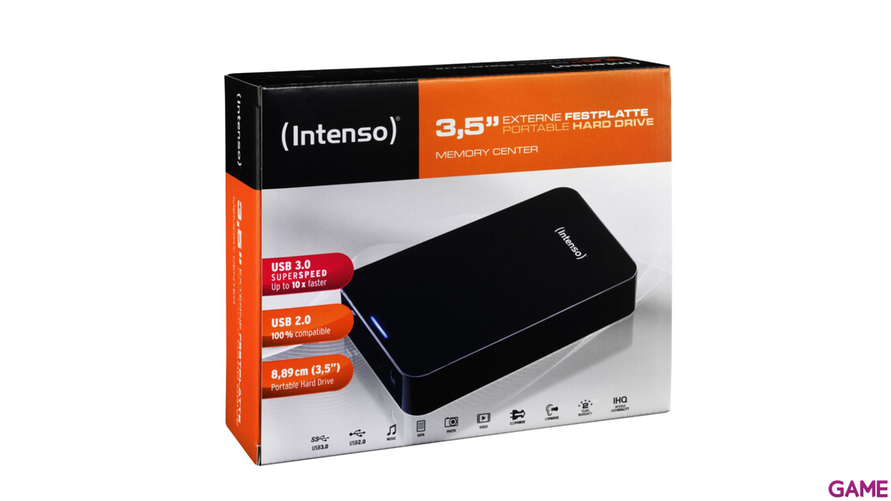 Intenso HDD Externo 4TB 3.5´´ USB 3.0 Negro - Disco Duro Externo-2