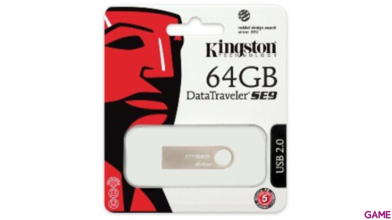 Kingston Data Travelerse9  Usb  2.0 64GB-3