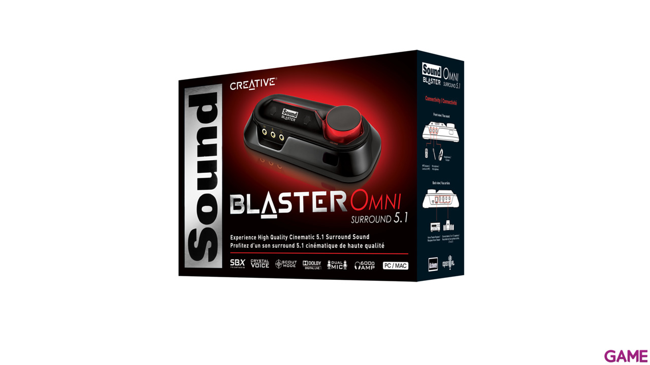 Creative Sound Blaster Omni Surround 5.1 USB - Tarjeta de sonido externa-6