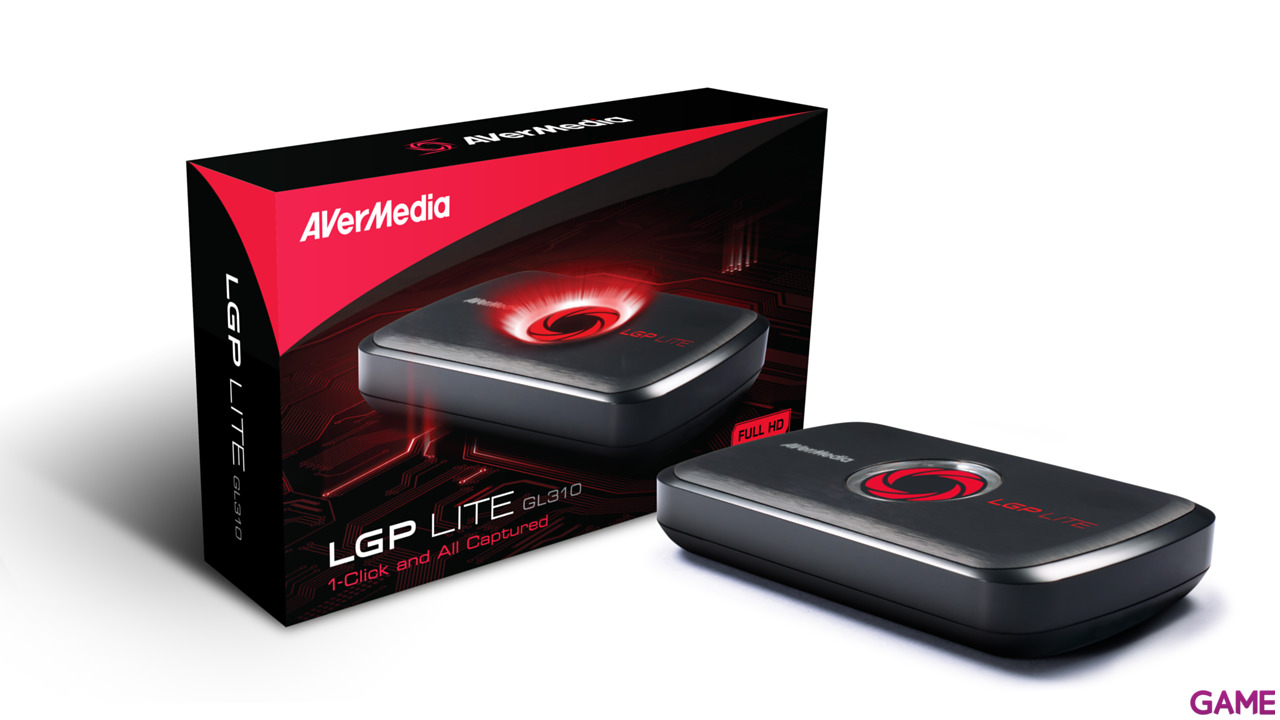 AVerMedia Live Gamer Portable LGP Lite USB 1080p-30fps-3