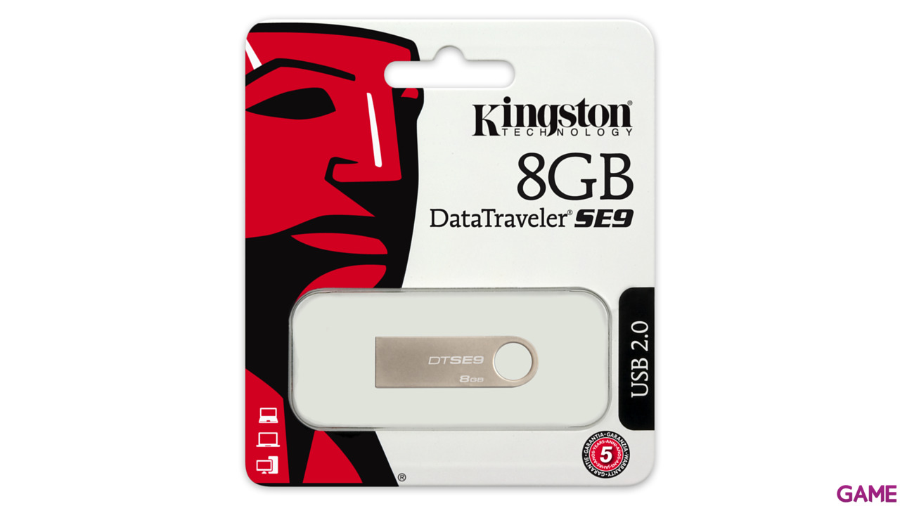 Kingston DataTraveller Se Metal Case 8Gb USB 2.0-5