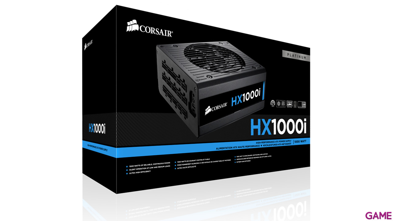 Corsair HX1000I 1000W 80+ Platinum - Fuente Alimentacion-6