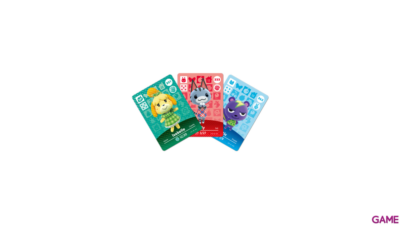 Pack 3 Tarjetas amiibo Animal Crossing - Serie 4-11