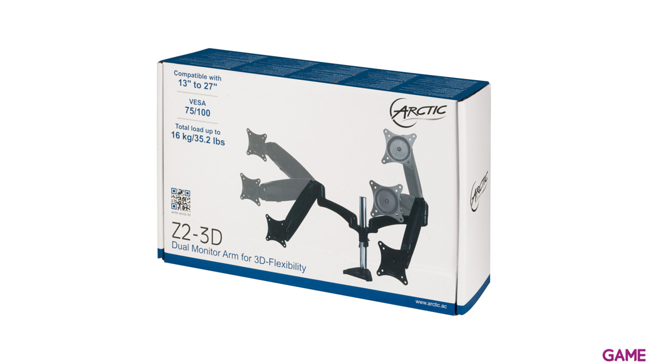 ARCTIC Z2-3D - Brazo 2 monitores 13
